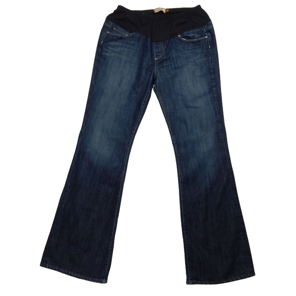 Paige Maternity Women's Laurel Canyon Low Rise Boot Cut Jeans  Size 32